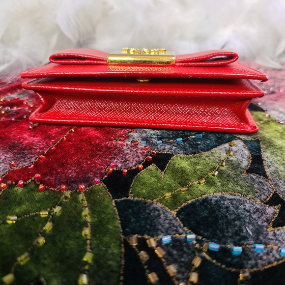 Prada Fiocco Saffiano Card Wallet - Picture 8 of 12
